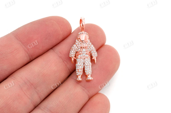1.00CTW Space Astronaut Diamond Pendant customdiamjewel