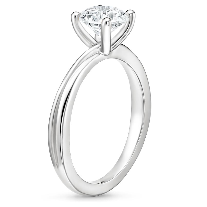 2CT Lab Grown Diamond Crossover Engagement Ring customdiamjewel Sterling Silver White Gold VVS-EF