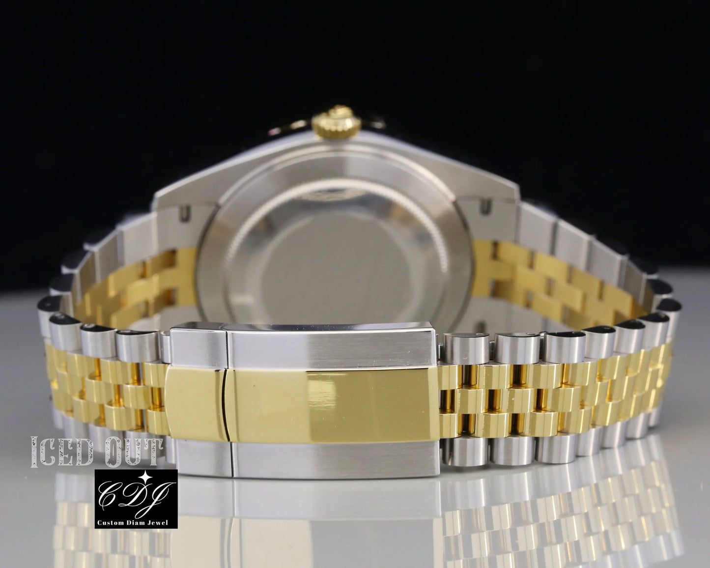 Moissanite Studded Custom Rolex Watch customdiamjewel