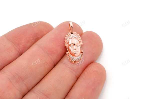 0.25CTW Diamond EDO Mask Pendant customdiamjewel