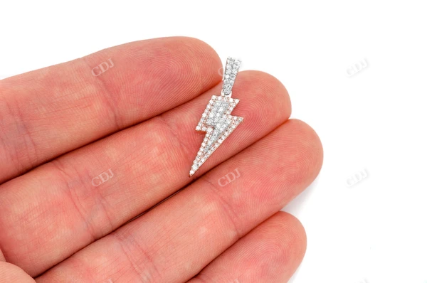 0.40CTW Super Lighting Two Tone Pendant customdiamjewel