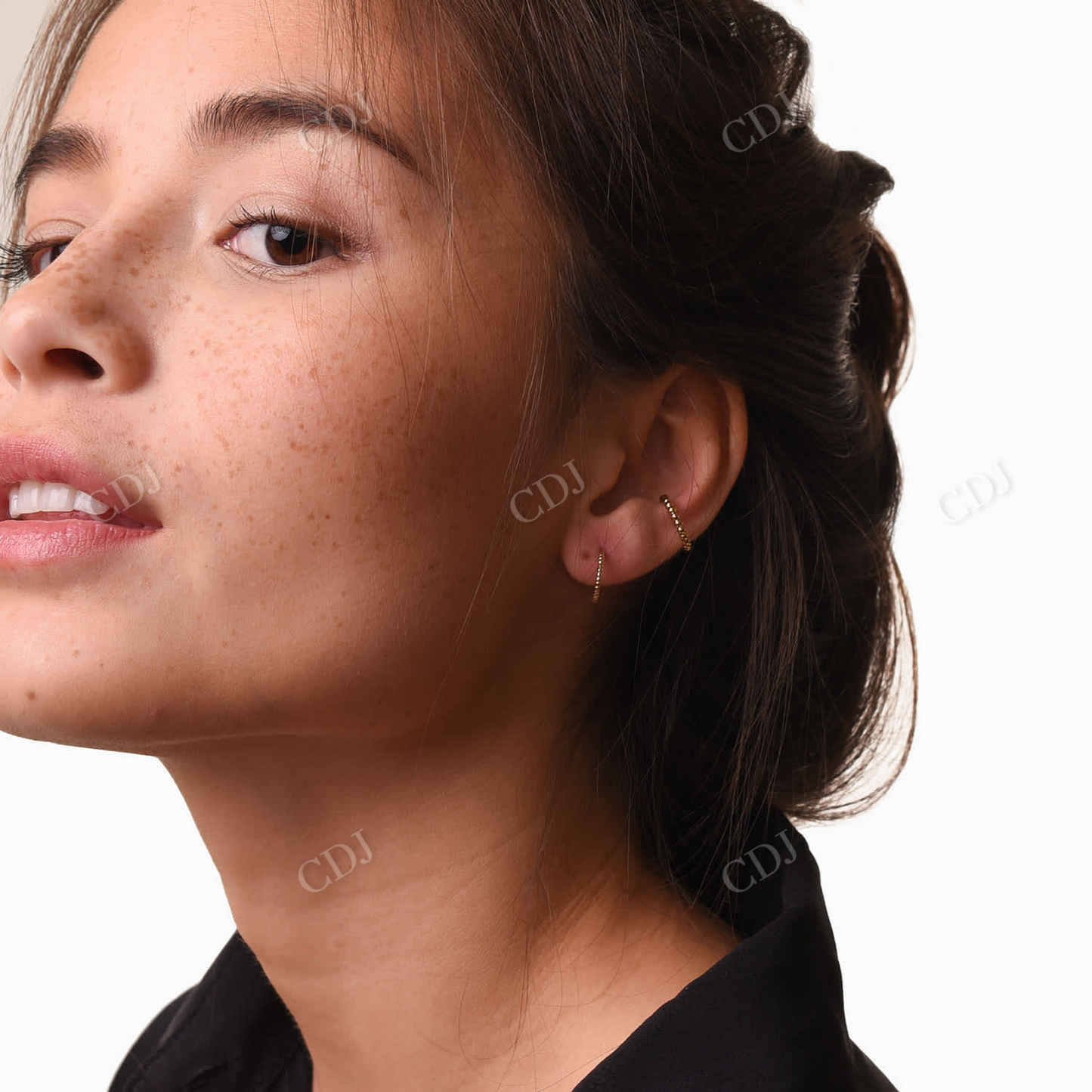 Droplets Ear Cuff customdiamjewel