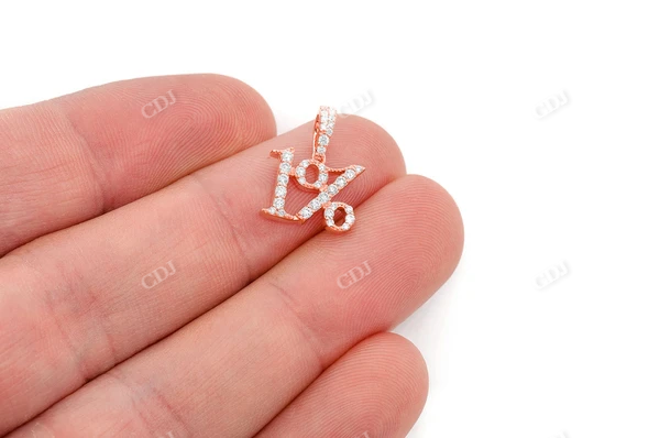 0.30CTW Diamond 1 Percent Hip Hop Pendant customdiamjewel