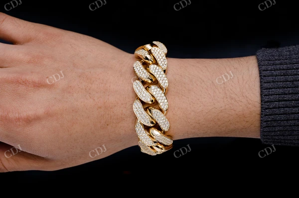 Hip Hop Diamond Miami Cuban Link Bracelet customdiamjewel