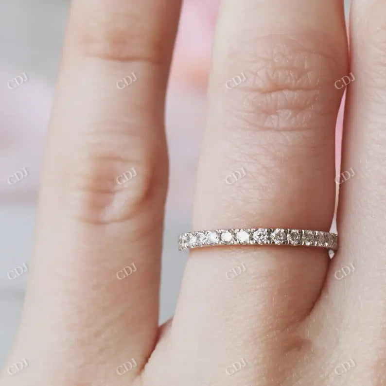 Classic Half Eternity Natural Diamond Wedding Band customdiamjewel