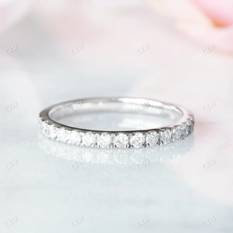 Half Eternity Lab Grown Diamond Classic Wedding Band customdiamjewel