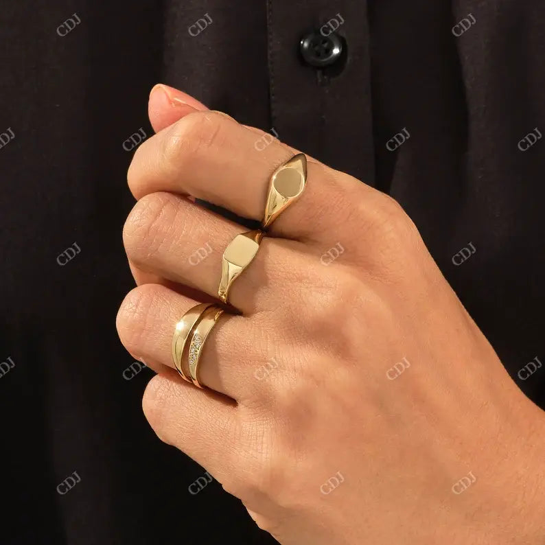 0.03CT Round Cut Lab Grown Diamond Ring customdiamjewel