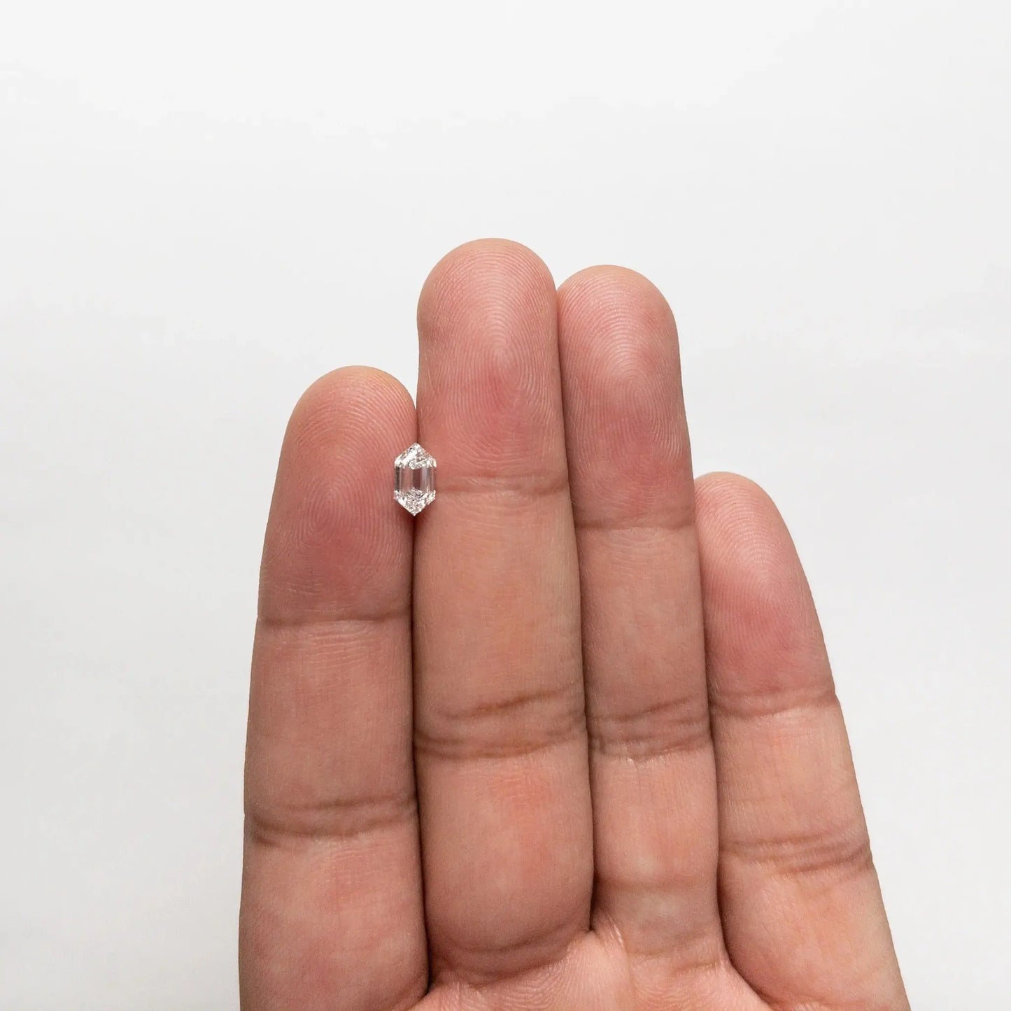 0.71CT Hexagon Step Cut Loose Moissanite customdiamjewel