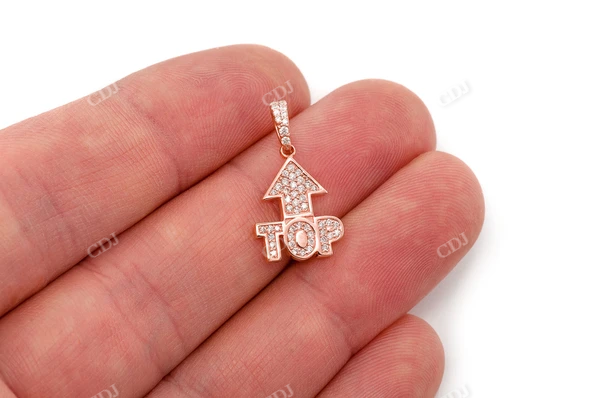 0.25CTW Top Emoji Hip Hop Pendant customdiamjewel