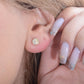 0.12CTW Round Moissanite Screw Back Stud Earrings  customdiamjewel   