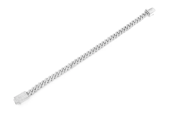 Micro Pave Diamond Miami Cuban Link Bracelet customdiamjewel