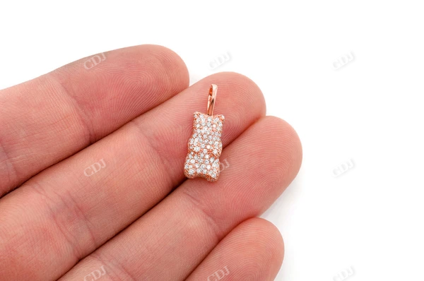 0.66CTW Diamond Gummy Bear Pendant customdiamjewel