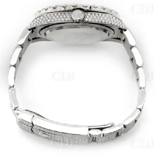 Men's High Quality Full White Big Diamond Bezel Rolex Watch (18.92CTW) customdiamjewel