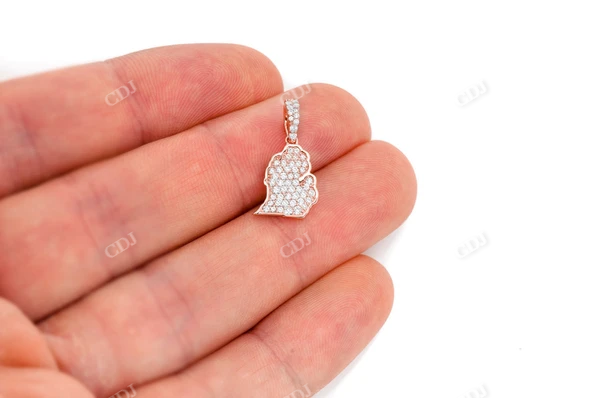 0.33CTW Michigan State Diamond Pendant customdiamjewel