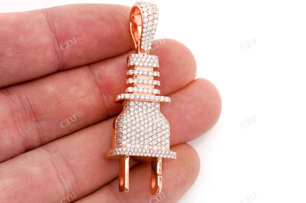 2.15CTW Electric Plug Pendant customdiamjewel
