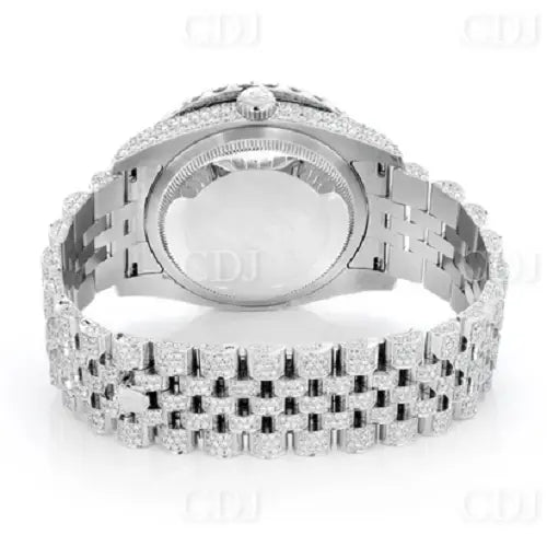 Iced Out Rolex Watch At Wholesale Price for Men (16.75CTW) customdiamjewel