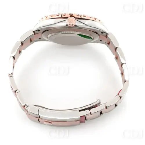 Two tone Iced Out Custom Hip Hop Diamond Watch(6.25CTW) customdiamjewel