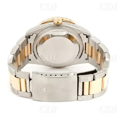 Luxirous Round Bezel Moissanite Hip Hop Rolex Watch ( 2.75CTW) customdiamjewel