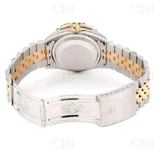 Handmade Luxury Rolex Moissanite Bust Down Watch customdiamjewel