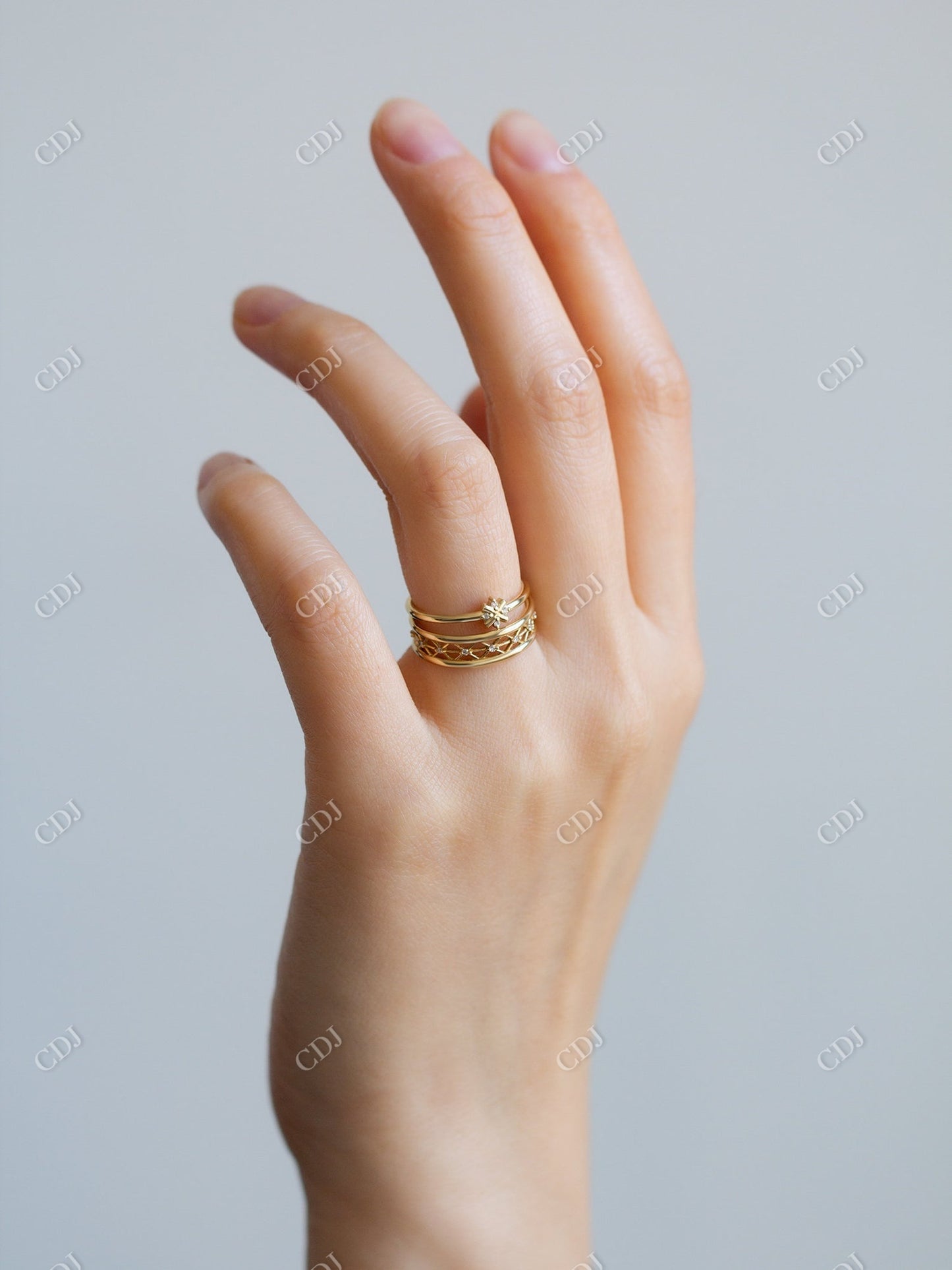 Alternative Moissanite Statement Engagement Ring customdiamjewel