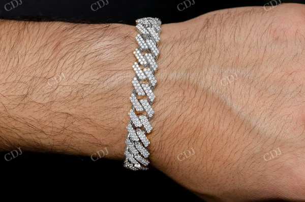 Hip Hop Diamond Cuban Link Bracelet For Men customdiamjewel