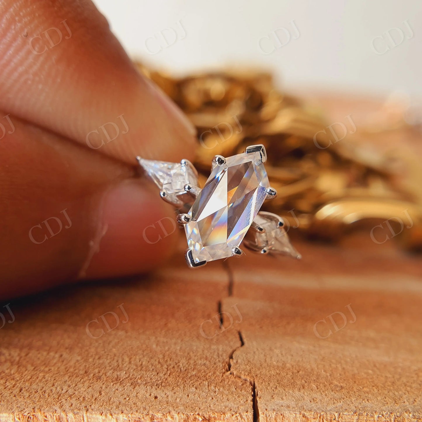 2.80CT Marquise Cut Moissanite Engagement Ring customdiamjewel