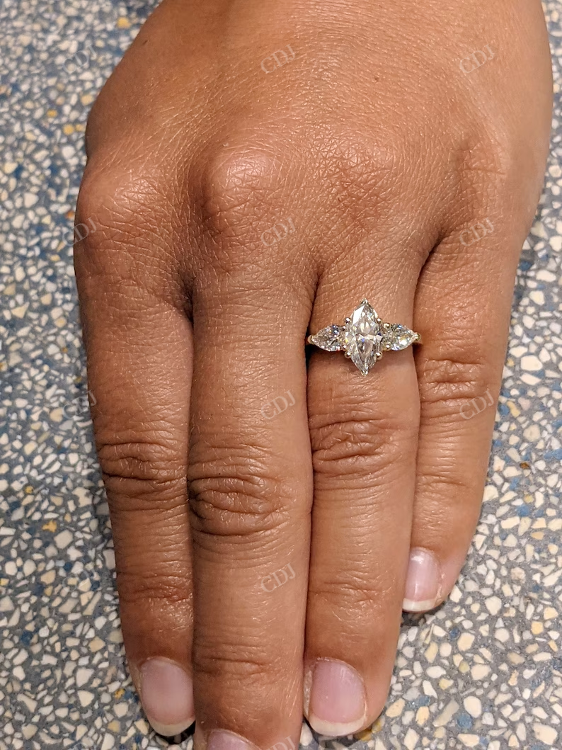 1.5 Ct Marquise Moissanite Vintage Ring customdiamjewel
