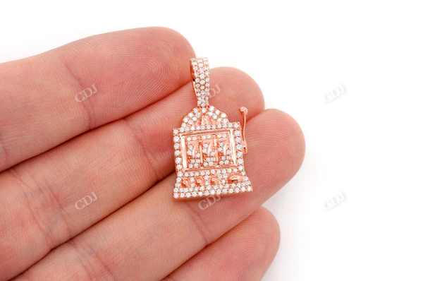 0.66CTW Slot Machine Cluster Pendant customdiamjewel