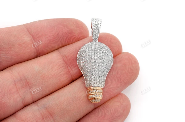 2.75CTW Light Bulb Pendant customdiamjewel