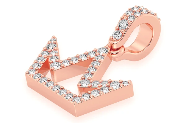 0.25CTW Open Silhouette Crown Hip Hop Pendant customdiamjewel