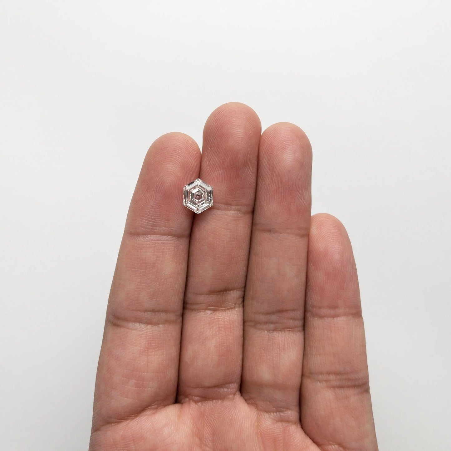 2.01CT Hexagon Step Cut Loose Moissanite customdiamjewel