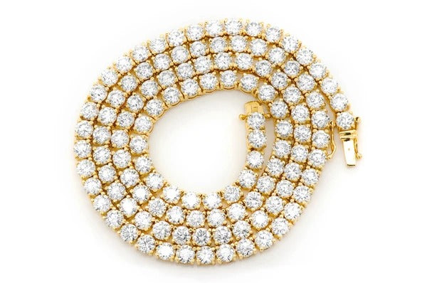 Unique Round diamond Tennis Necklace Jewelry customdiamjewel