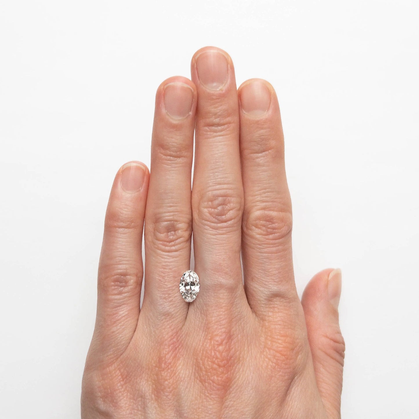 1.24CT Crushed Iced Oval Moissanite Stone customdiamjewel