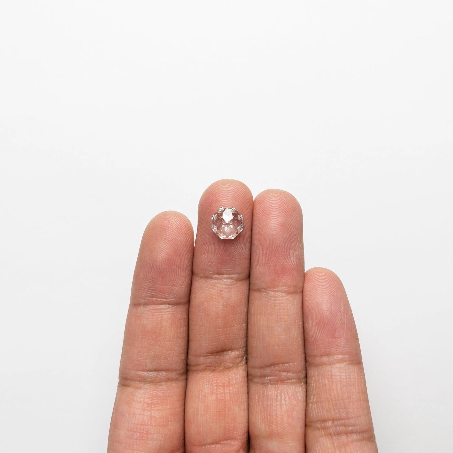 Octagon Rose Cut loose moissanite customdiamjewel