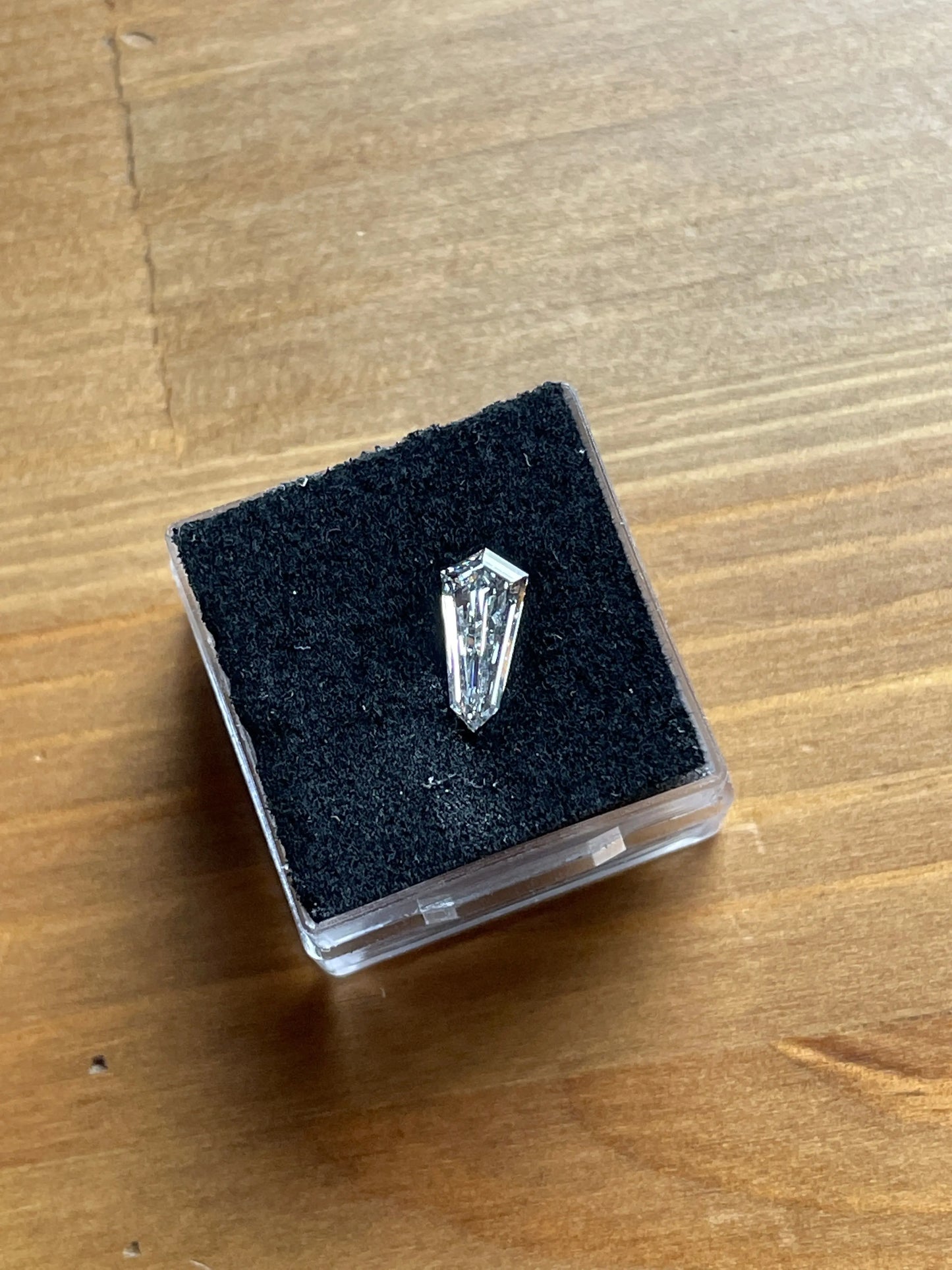 1.10 CT Antique Kite Cut Loose Moissanite customdiamjewel