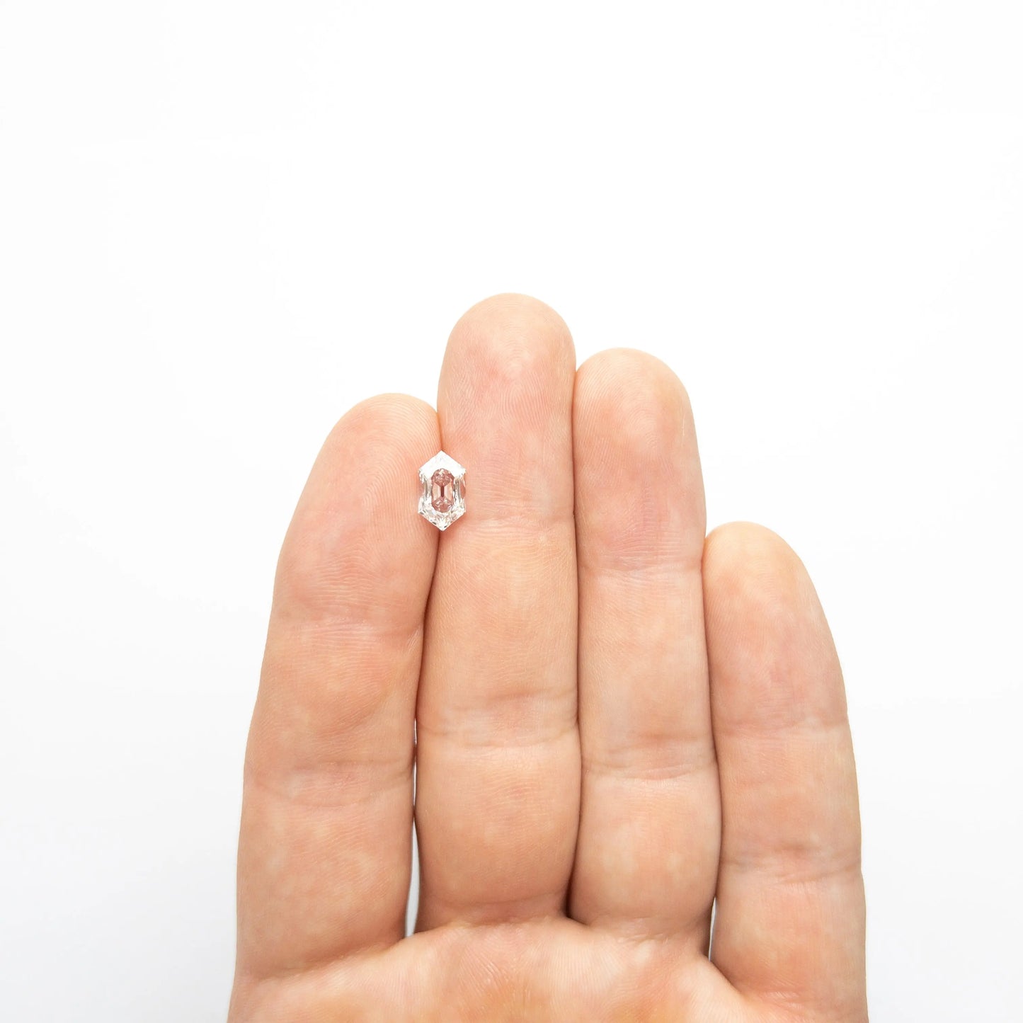 1.09 CT Step Cut Elongated Hexagon Loose Moissanite customdiamjewel