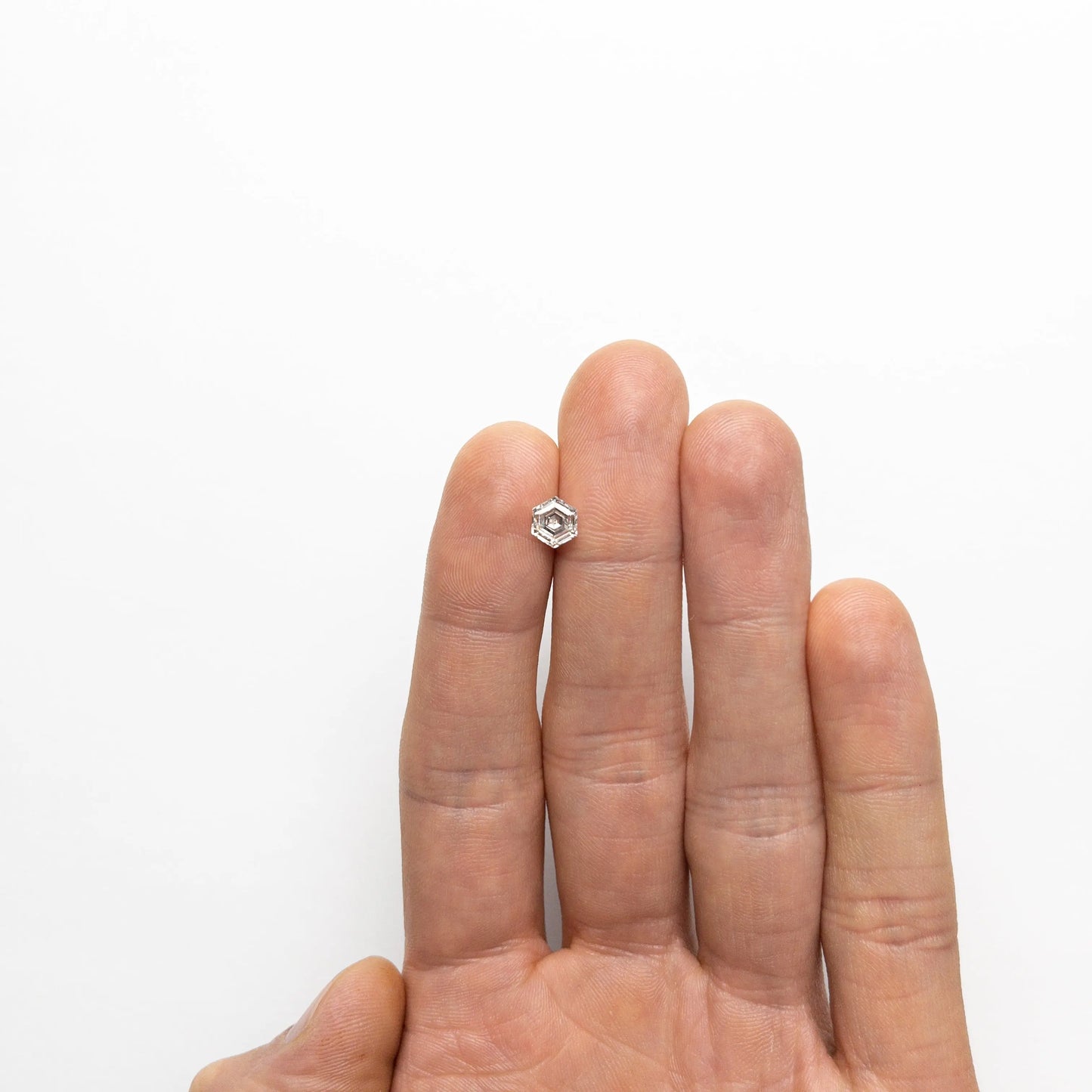 1.02 CT Fancy Hexagon Step Cut Loose Moissanite customdiamjewel