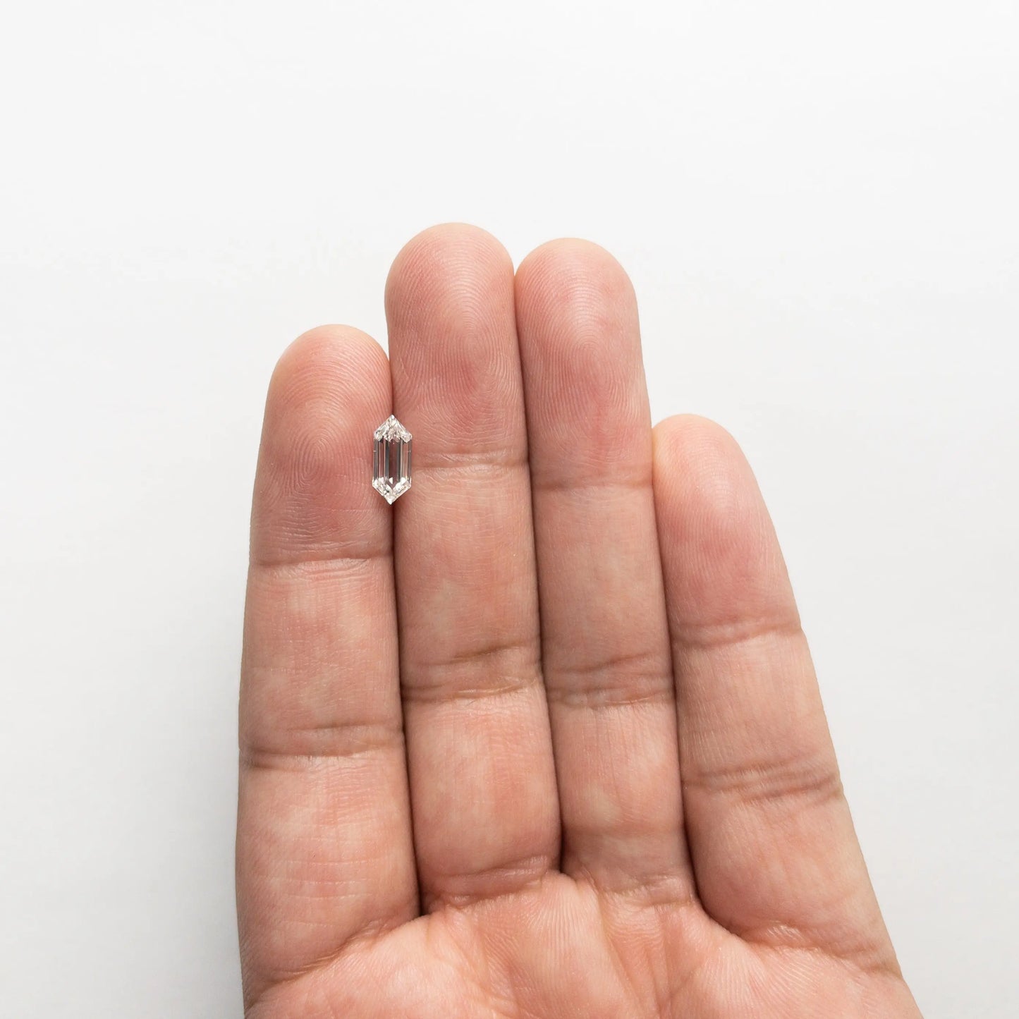 1.0 CT Elongated Hexagon Loose Moissanite customdiamjewel