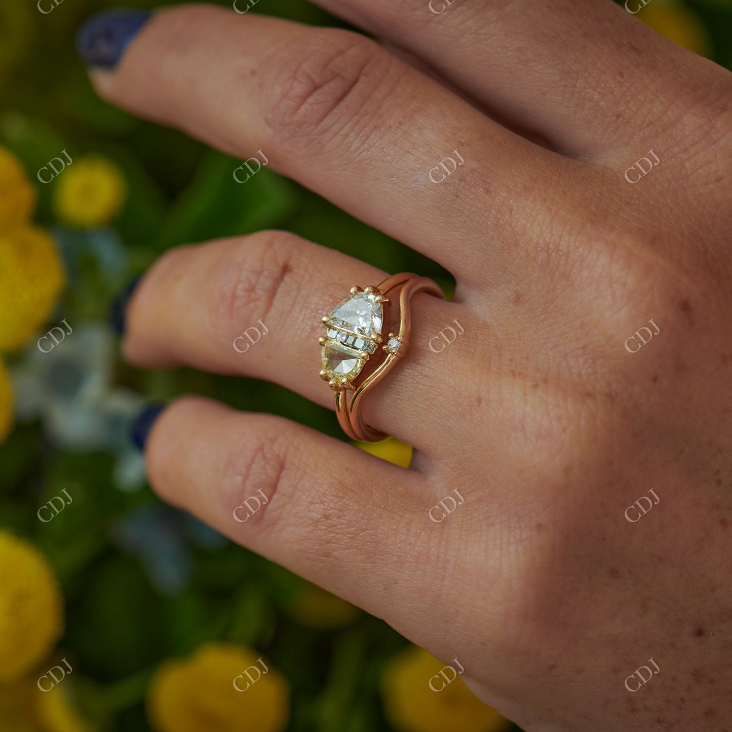 1.9mm Round Lab Grown Diamond Curved Wedding Band customdiamjewel