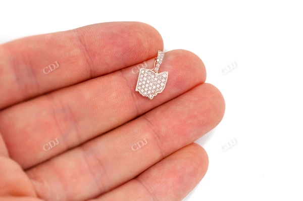 0.33CTW Hip Hop Ohio State Pendant customdiamjewel
