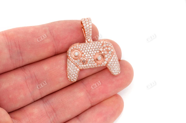 3.00CTW Video Game Controller Pendant customdiamjewel