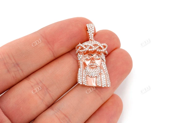 1.50CTW Diamond Jesus Pendant customdiamjewel