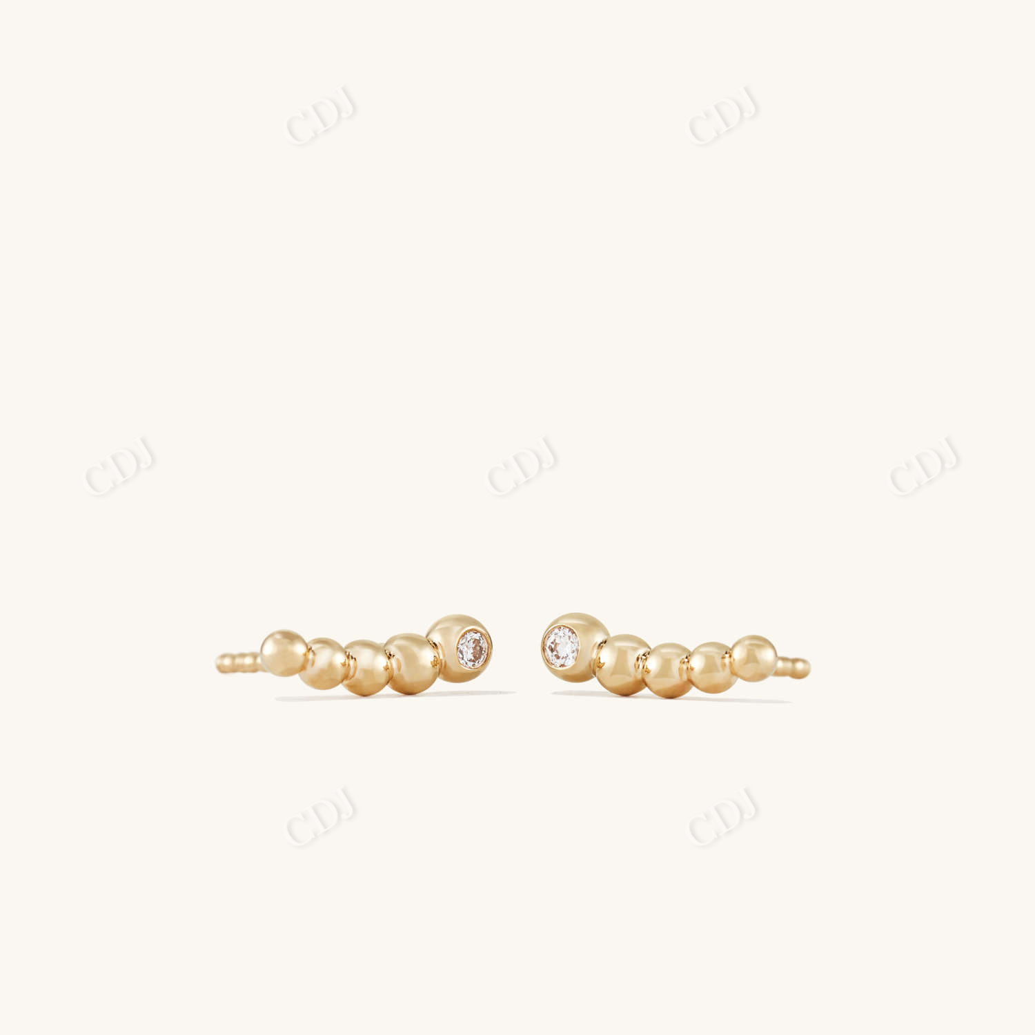 0.03CT Lab Grown Solo Dimond Stud Earrings  customdiamjewel   