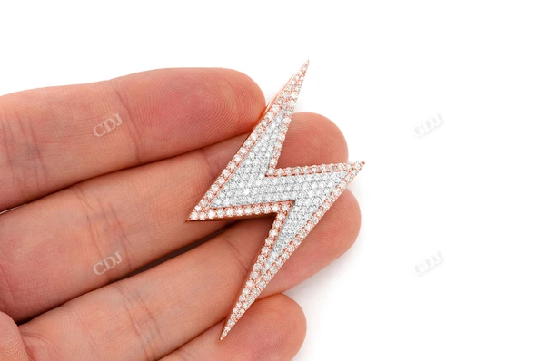 2.75CTW Lightning Bolt Pendant customdiamjewel