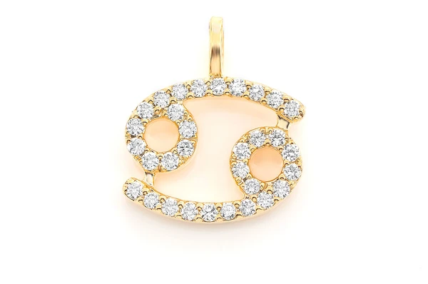 0.10CTW Cancer Zodiac Pendant customdiamjewel