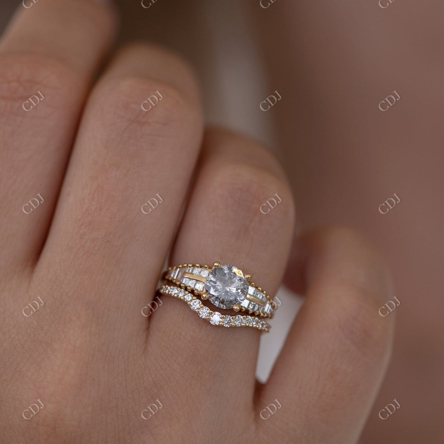 Lab Grown Diamond Curved Wedding Band customdiamjewel