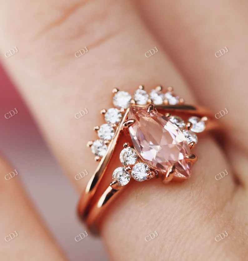 Round Lab Grown Diamond Arc Wedding Band customdiamjewel