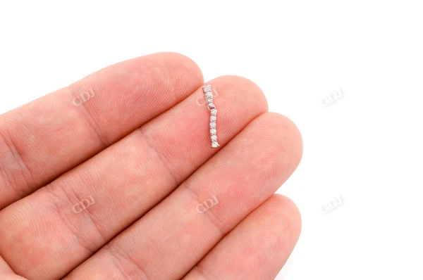 0.10CTW Painter Letter I Pendant customdiamjewel