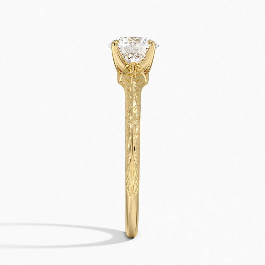 2CT Lab Grown Diamond Knife Edge Art Deco Engagement Ring customdiamjewel