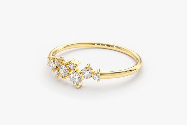 0.30CTW Natural Diamond Solid Gold Women Wedding Band customdiamjewel